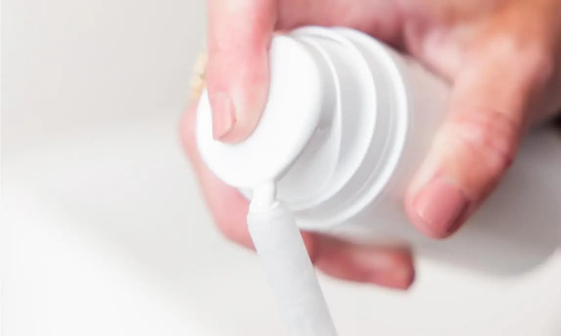 Oestra cream application