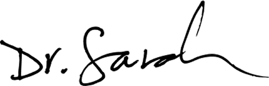 Dr. Sarah signature