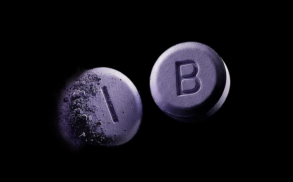 Tiny dissolvable tablet under the tongue