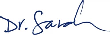 Dr. Sarah signature