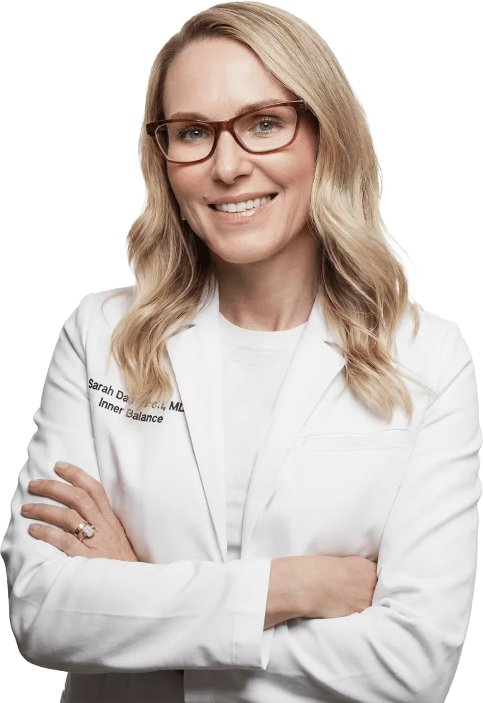 Dr. Sarah Daccarett, MD, board-certified physician and founder of Inner Balance